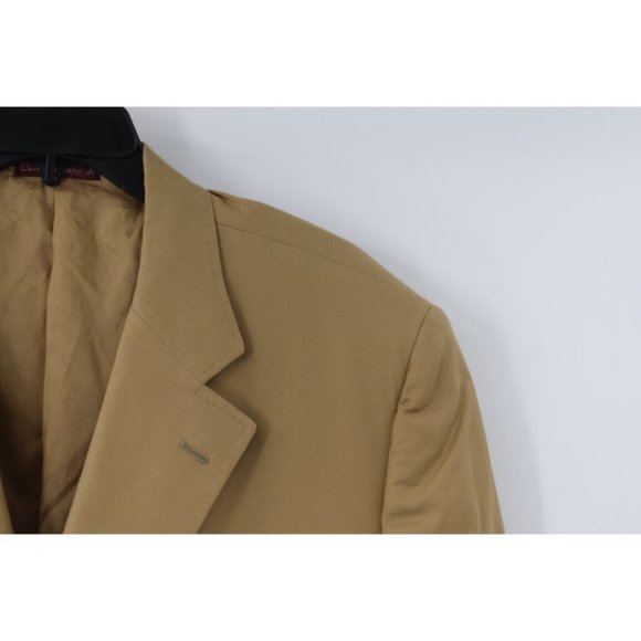 Sartoria partenopea sport coat mens 48 3 button half lined Italy‎ made cotton - Picture 2 of 16